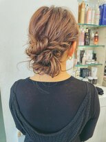 二次会ヘアアレンジ