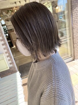 ヘアースイッチ hairswitch ミニボブ×アッシュベージュ