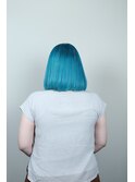 Aqua blue color