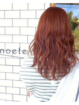 ノエル(noele) レイヤーミディ×オレンジカラー