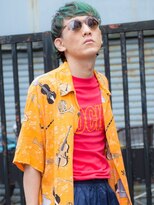 リブロ 三軒茶屋(LIBRO)&nbsp;ストリート系×グリーンヘア