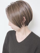 モリオフロムロンドン 原宿本店(morio from London)&nbsp;【morio原宿】丸みショートボブ前髪なしナチュラルアウタカラー