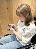 柔らかミルクティーベージュカラー