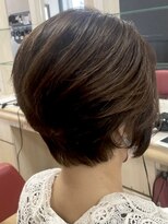 ヘアークリアー 春日部 大人可愛いショートボブ/トップのボリューム◎/30代40代50代