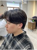 ニュアンスパーマ/韓国マッシュ/スパイキーショート/守谷
