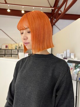 ブリックマウントヘアメイク(Blic mt hair make) ぱっつんボブ
