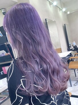 アジールヘア 東上野店(agir hair) 20代30代40代ラベンダーカラーイルミナカラー透明感【上野】