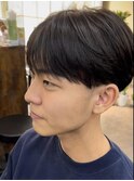 #シースルーバング#メンズマッシュ#韓流マッシュ#下関