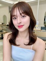 ロシェ 横浜店(loche)&nbsp;ウェーブミディアム×似合わせカット×メルティカラー×横浜