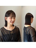 ガーランド (Garland)&nbsp;切りっぱなしボブ/マロンベージュ/前髪/原宿神宮前