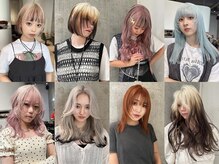 モニカ 原宿店(MONIQA)の雰囲気（【デザインカラー】ブリーチ専門店だから叶う多種なデザイン☆）