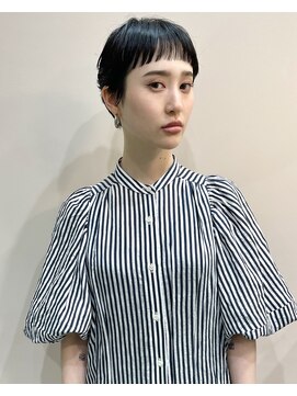 イギー(igggy) ショートバング☆マッシュショート☆毛流れパーマ