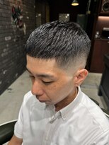 スリーセント 栄(3/cent)&nbsp;クロップ/ビジネス/刈り上げ/メンズカット/スキンフェード