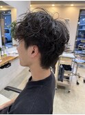ニュアンスパーマ/スペインカール/スパイキーショート/守谷