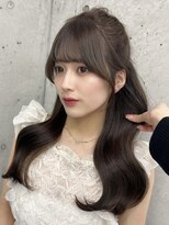 エヌアイ オモテサンドウ(ni omotesando)&nbsp;☆ハーフアップアレンジ 結んでも可愛いお顔まわりカット☆