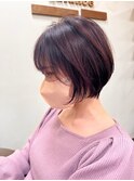 丸みショートボブ