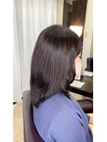 松本平太郎美容室 大宮店&nbsp;セミロングレイヤー×マニキュア