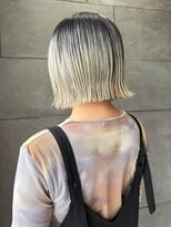 ディスコネクト(DISCO-N-NECT)&nbsp;ルーツカラー ダブルカラー ハイトーン ホワイトグレージュ