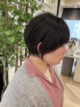 ヨール(YOL) 大人可愛いショート/小顔/ハイライト/白髪ぼかし/30代/40代