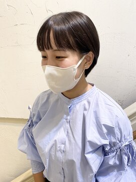 モリオ フロム ロンドン 成増店 【morio成増/一戸】黒髪耳かけ丸みショート