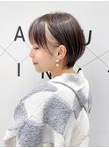 デザインマッシュ/ピンクグレージュ/インナーカラー/髪質改善