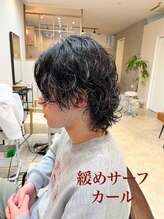 ソルソル(sol.sol.) メンズパーマ/緩め/サーフカール