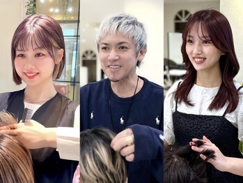 ジュネス 銀座(JYUNESU)の写真/【業界屈指】モデルや芸能人から厚い信頼を得る一流スタイリストが集結!講師や撮影等のヘアメイクを担当☆