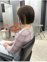 ペレ 梅田(PELE) ホワイトグレージュ/デジタルパーマ/チェリーブラウン/梅田