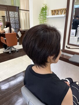 ウィーブ 成田店(Weve) くびれヘア/アプリコットオレンジ/夏のヘアアレンジ/成田富里