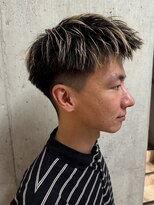 ルノン シェリー(LUNON cheliy) アプリコットオレンジくびれヘアハイライトカラー熊本