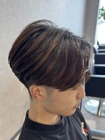 エデアンルクラ 下通(EDEAN Leclat)&nbsp;熊本メンズヘア センターパート 縮毛矯正