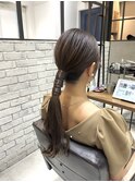カジュアル華やかヘアセット♪【谷島】