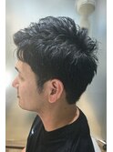 アップバングショート