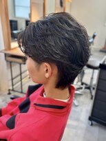 シーフ 千葉(Cyf)&nbsp;フェザーパーマ/ニュアンスパーマ/千葉/メンズ/センターパート関