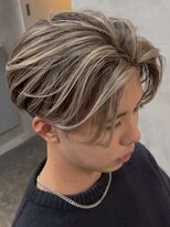 アポロ 横浜駅店(apollo) MEN’S HAIR/サーフカール/刈り上げセンターパート/ブリーチ