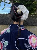 タイトアレンジ艶アレンジリボンアレンジお団子アレンジ