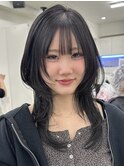 ボブ/ハッシュカット/ヘアセット/ミディアムレイヤーカット/渋谷