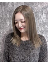 アンジェロ カリノ(Angelo Carino)&nbsp;ミルクティーベージュ/グレージュ/ハイトーン/ブリーチ