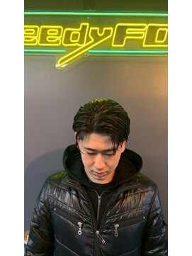 グリーディーフォックス 三軒茶屋(GreedyFOX) 波巻き/マッシュパーマ/ウルフ/ハイライト<理容室>三軒茶屋