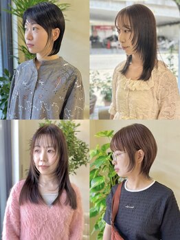 ハヤシ(HAYASHI)の写真/骨格や雰囲気に合わせた顔まわりのレイヤーカットであなたらしい魅力を表現。［静岡／清水/前髪カット］
