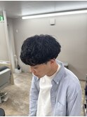 シャドウパーマ/波巻きシャドウパーマ/レイヤーマッシュ