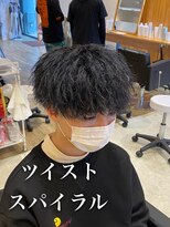ルースト 南堀江店(ROOST)&nbsp;MEN’S/リバースセンターパート/ニュアンスパーマ/南堀江
