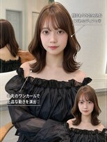 ヘアーサロン リアン 鴻巣店(hair salon Rien) 大人かわいいくびれミディ×顔まわりレイヤー/鴻巣
