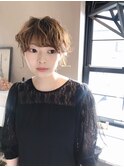 ショートヘアーアレンジ