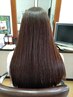 【大人気!髪質改善】似合わせカット+髪質改善プラチナ縮毛矯正￥16830→￥13470