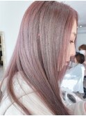 透明感最高ピンクアッシュ