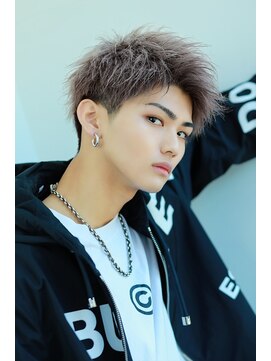 リップス 表参道店(LIPPS) 前髪立ち上げ短髪【チェイスアッパーショート】2ブロック