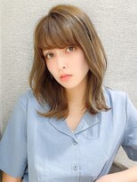 アフロート エル 錦糸町(AFLOAT L) 大人可愛い/透け感/前髪/小顔/くびれミディ/ラベンダーカラー