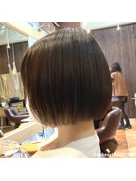 エスヘアー 名古屋 金山(es hair) スタイリング簡単♪大人可愛い艶感ミニボブ