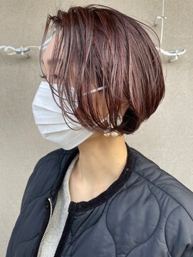 パルムヘアー(Palm hair) ピンクハイライトカラー